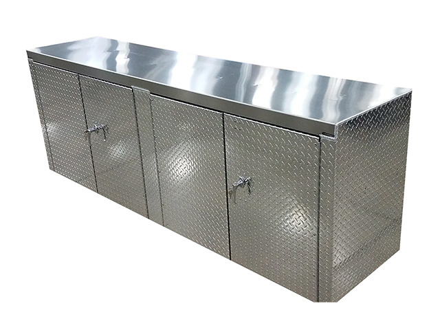 Durée robuste facile à assembler avec des portes de verrouillage et des tiroirs pour le garage rangement en acier armoire en métal 